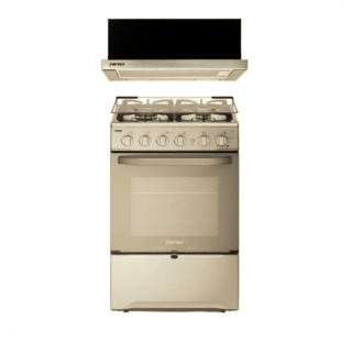 Cocina Fensa 4 Platos F 2808 T + Campana de Cocina Extractora FX 6270 Fensa