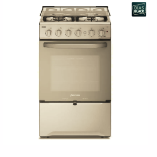 Cocina a Gas 4 Platos Fensa Experience con VaporBake y Triple Llama F 2808 T Inox
