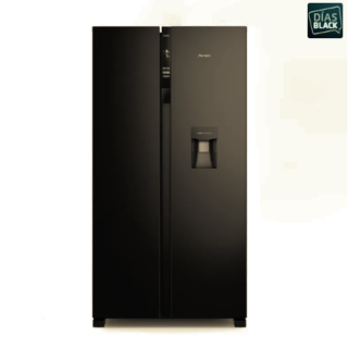 Refrigerador Fensa 436L No Frost Side By Side Inverter Dispensador de Agua SFX440B Negro