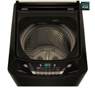 Lavadora Automática Fensa 18Kg Carga Superior Ahorro de Agua Premium Care 18 Negra