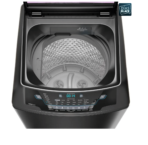 Lavadora Automática Fensa 21Kg Carga Superior Ahorro de Agua Premium Care 21 Onix Gris